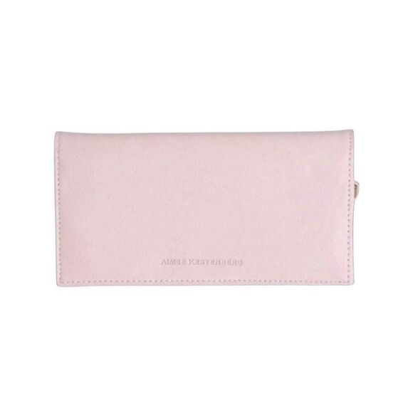 AIMEE KESTENBERG - EUC "Marietta" Flat Bifold Wallet in Blush Pink Vegan Leather - Picture 2 of 12